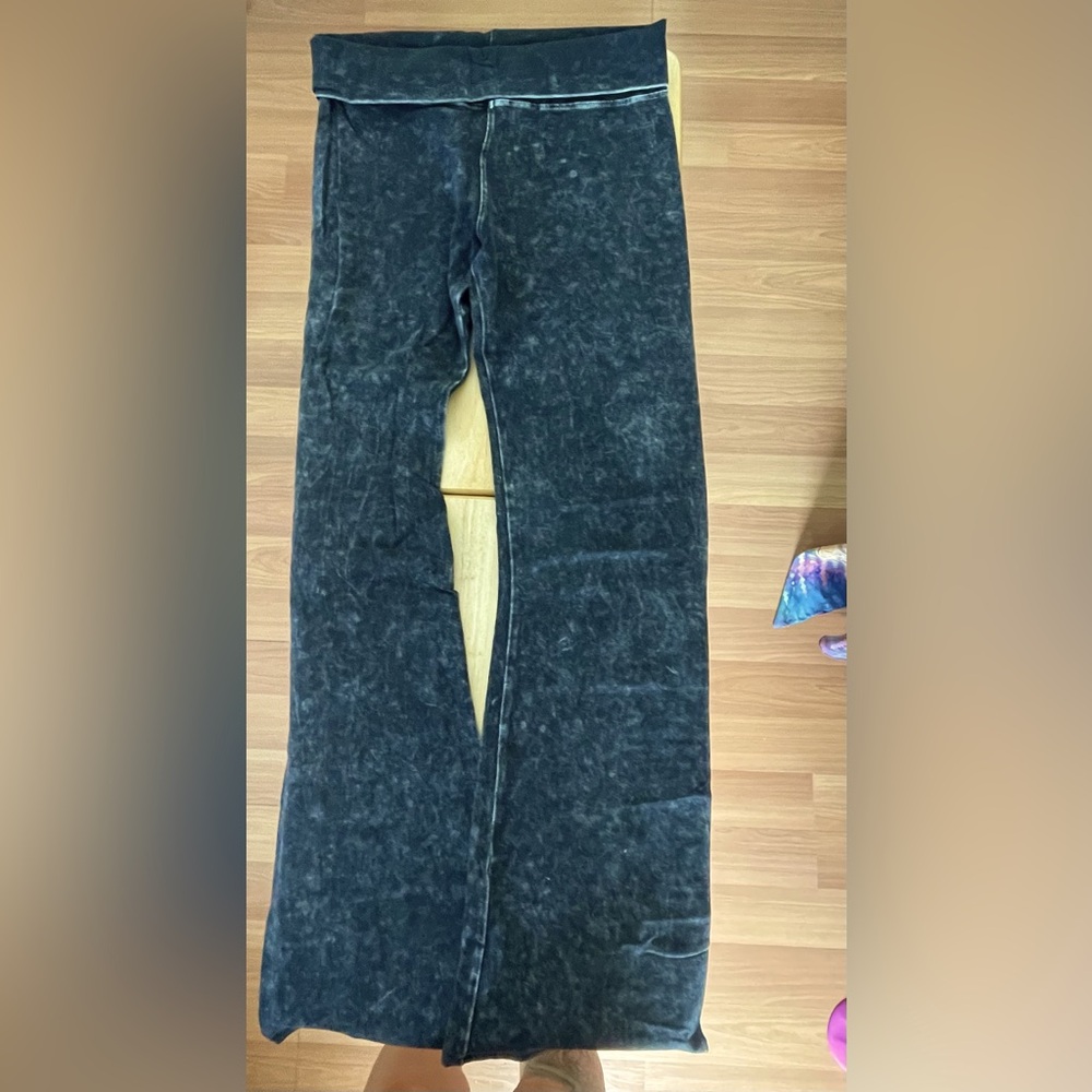 T Party Fashion Black Flare Pants Boot Cut Style